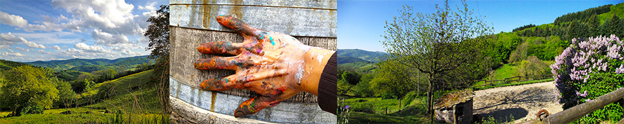 atelier peinture Beaujolais Guillaume Delorme